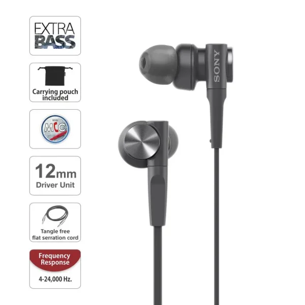 Sony MDR-XB55AP Extra Bass in-Ear Earphone