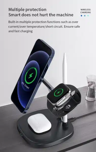 WiWU M8 Power Air 15W 4 in 1 Wireless Charger