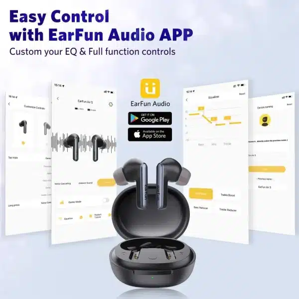 EarFun Air S aptX Noise Cancelling Wireless Earbuds