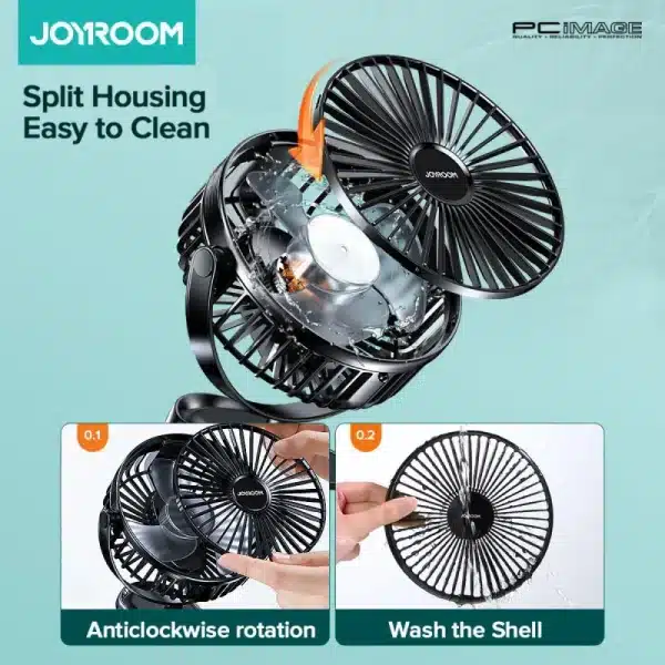 JOYROOM JR-CY363 Noiseless Clip Fan