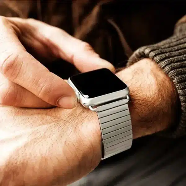 Premium Elastic Stainless Steel Strap for Apple Watch