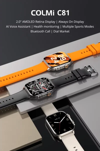 Colmi C81 AMOLED Screen Smart Watch