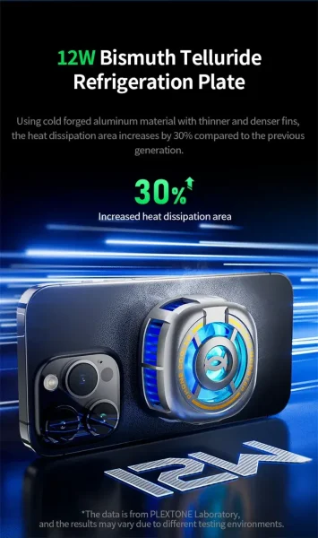 Plextone EX2 Ultra RGB Radiator Phone Cooler