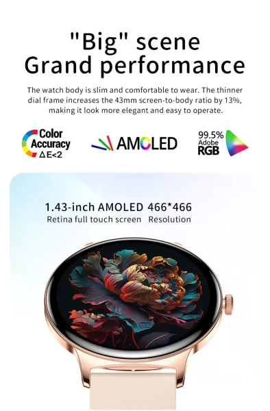 Colmi V89 Amoled Smart Watch 