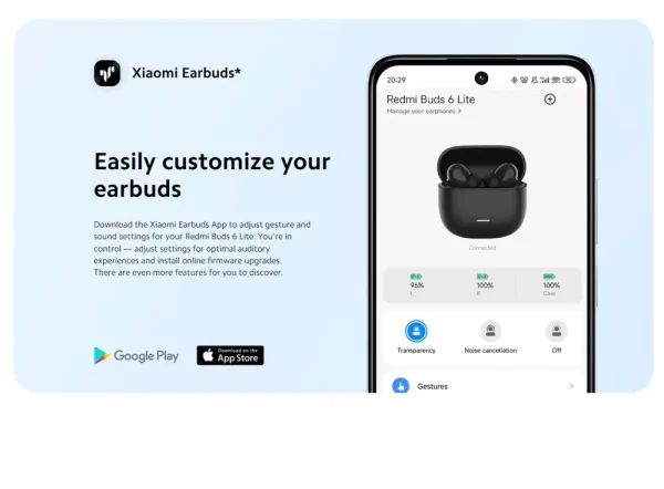 Redmi Buds 6 Lite ANC TWS Earbuds